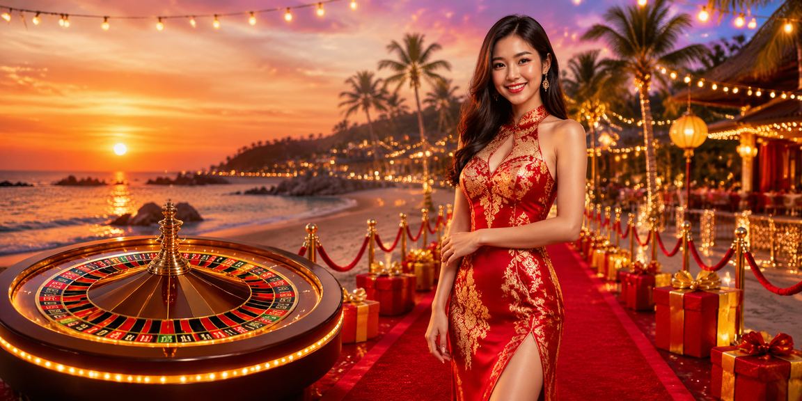 Người chơi tại Phú Quốc trải nghiệm Roulette casino bên bờ biển